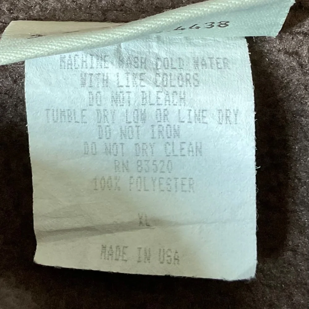 Chocolate Brown Fleece Blazer XL - Picture 3 of 3